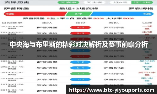 中央海与布里斯的精彩对决解析及赛事前瞻分析